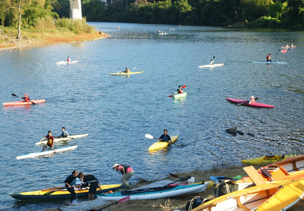 “Yura-gawa River Canoe Festival”