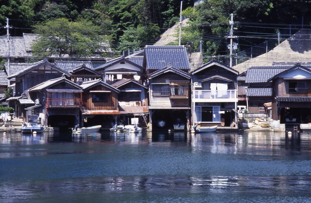 Group of Boathouses in Ine Bay 1