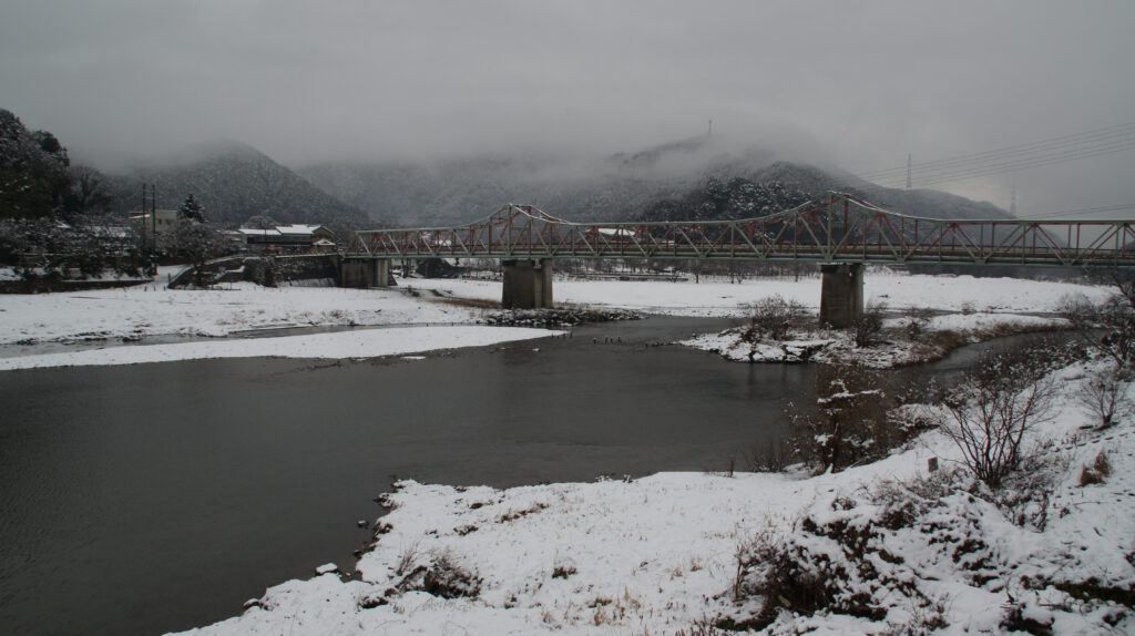 冬の木津川