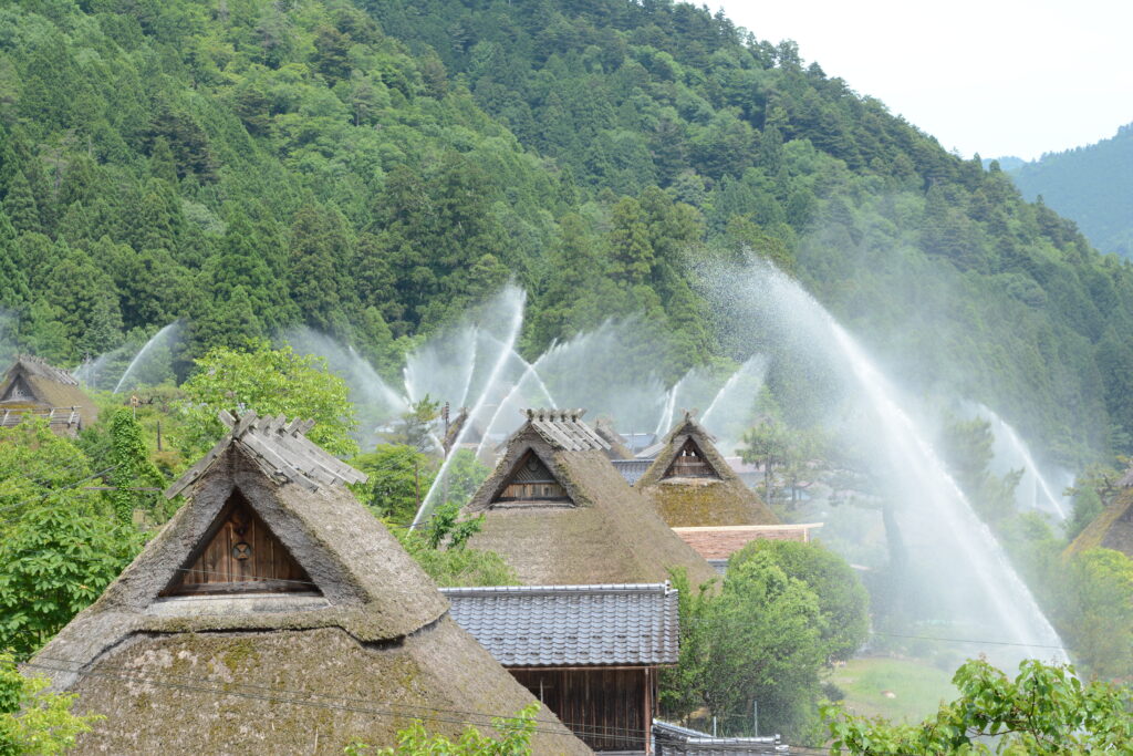 Miyama’s Thatched Village (Kayabuki no Sato) : Water Hose Festival